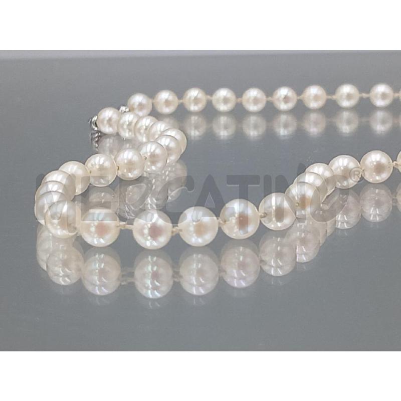 COLLANA PERLE ACQUA SALATA CON CHIUSURA ARGENTATA  | Mercatino dell'Usato Moncalieri bengasi 3