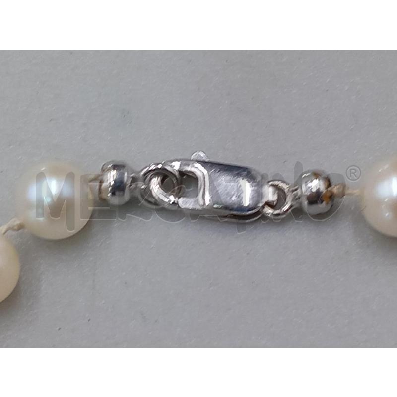 COLLANA PERLE ACQUA SALATA CON CHIUSURA ARGENTATA  | Mercatino dell'Usato Moncalieri bengasi 5