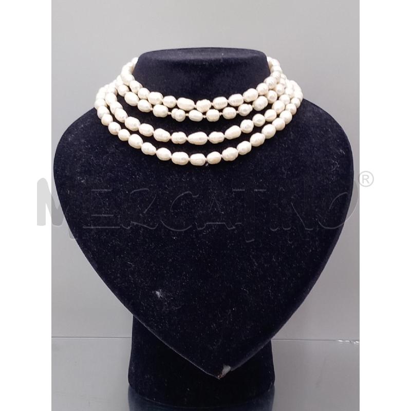 COLLANA PERLE BIANCHE | Mercatino dell'Usato Moncalieri bengasi 1
