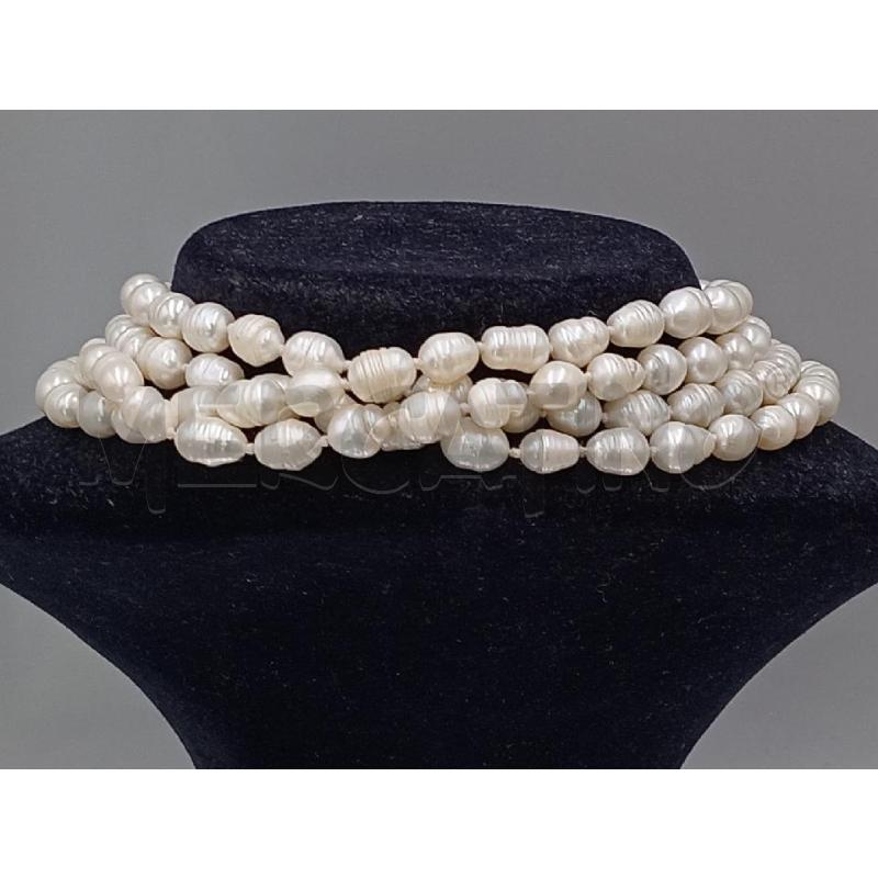 COLLANA PERLE BIANCHE | Mercatino dell'Usato Moncalieri bengasi 4