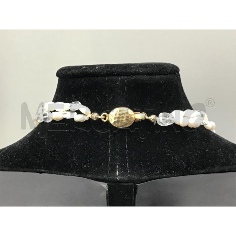 COLLANA PERLE E CIONDOLO BIANCO | Mercatino dell'Usato Moncalieri bengasi 2