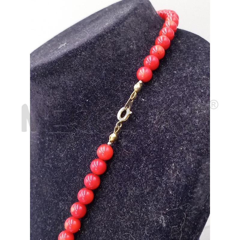 COLLANA PERLINE ROSSE | Mercatino dell'Usato Moncalieri bengasi 2