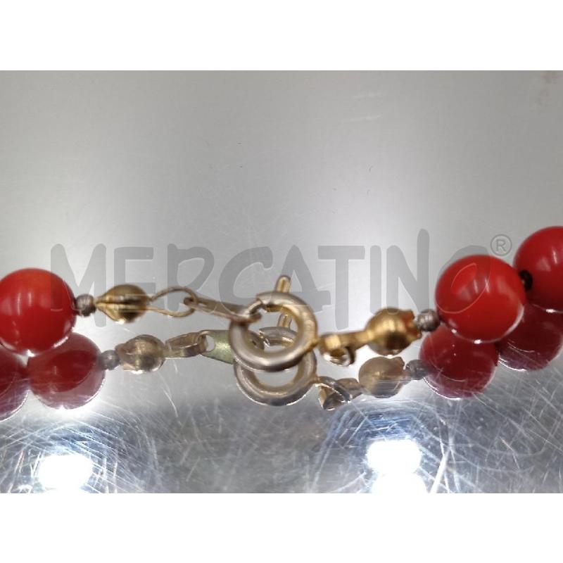 COLLANA PERLINE ROSSE | Mercatino dell'Usato Moncalieri bengasi 5