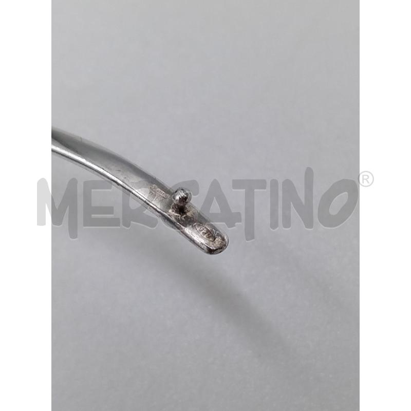 COLLANA PIANEGONDA RIGIDA ARGENTATA CON CIONDOLO | Mercatino dell'Usato Moncalieri bengasi 4