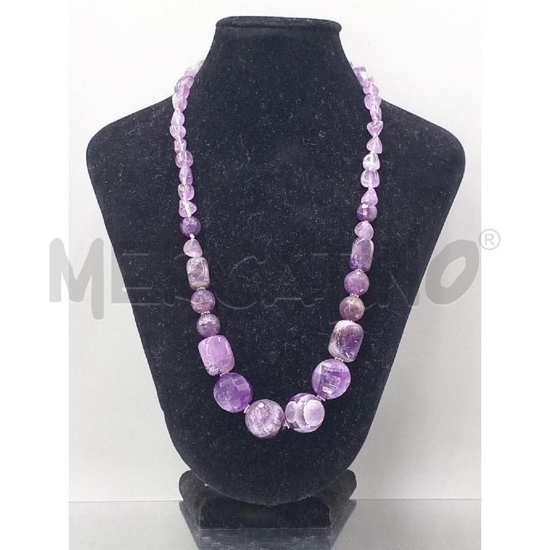 COLLANA PIETRA VIOLA | Mercatino dell'Usato Moncalieri bengasi 1