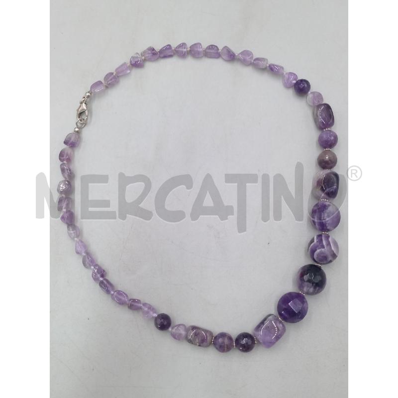 COLLANA PIETRA VIOLA | Mercatino dell'Usato Moncalieri bengasi 4