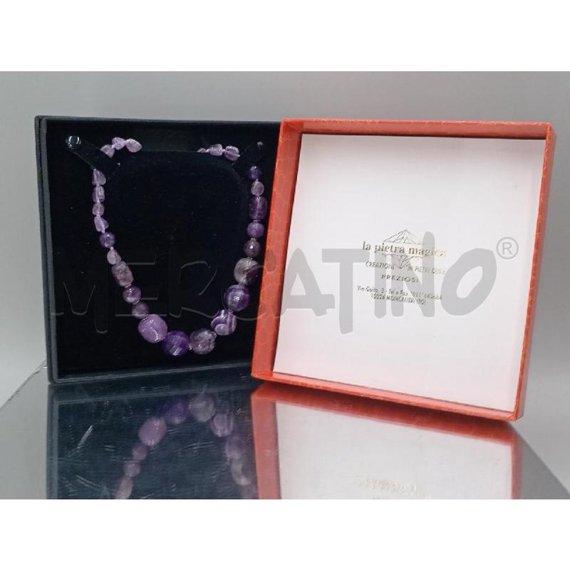 COLLANA PIETRA VIOLA | Mercatino dell'Usato Moncalieri bengasi 5