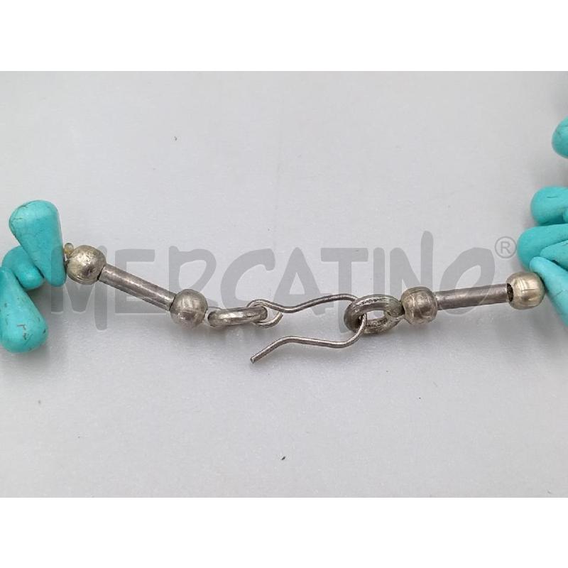 COLLANA PIETRE AZZURRE A GOCCIA | Mercatino dell'Usato Moncalieri bengasi 4