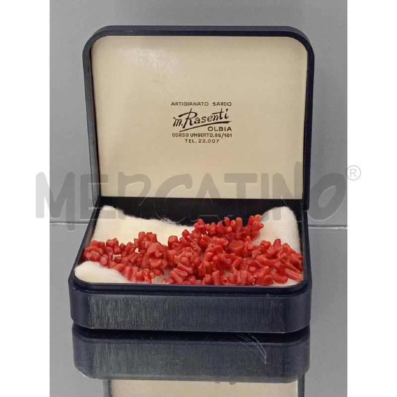 COLLANA PIETRE ROSSE GIROCOLLO | Mercatino dell'Usato Moncalieri bengasi 2