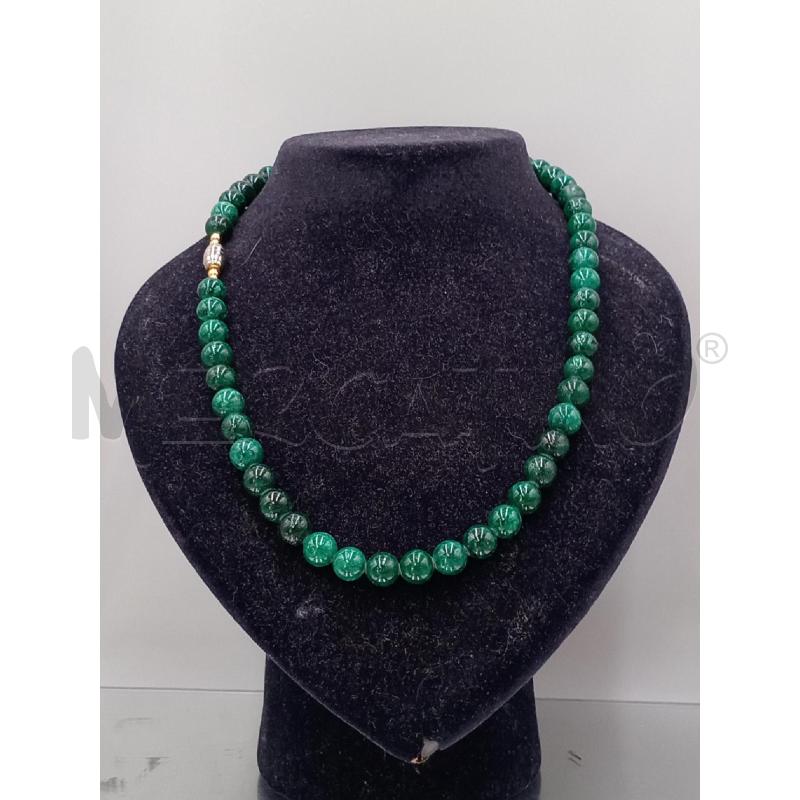 COLLANA PIETRE VERDI | Mercatino dell'Usato Moncalieri bengasi 1