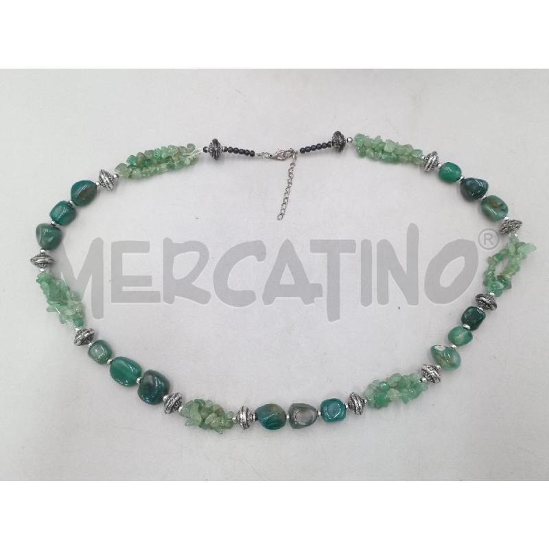 COLLANA PIETRE VERDI  | Mercatino dell'Usato Moncalieri bengasi 3