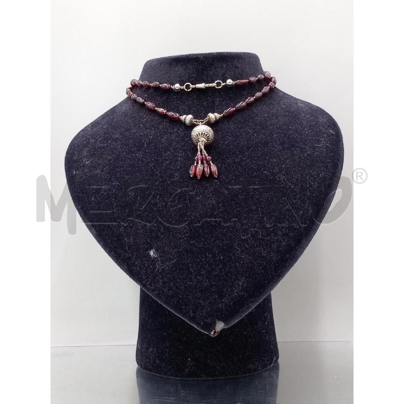 COLLANA PIETRE VIOLA  | Mercatino dell'Usato Moncalieri bengasi 1