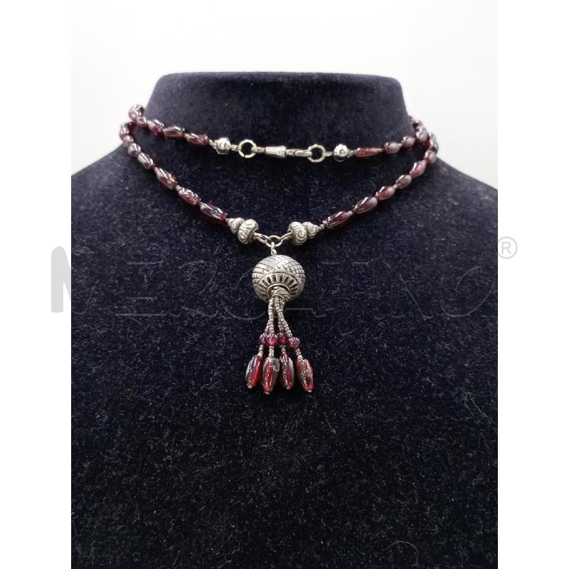 COLLANA PIETRE VIOLA  | Mercatino dell'Usato Moncalieri bengasi 2