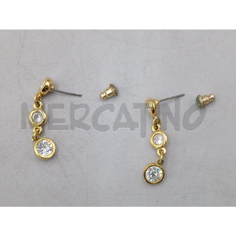 COLLANA SWAROSKY DORATA CON ORECCHINI | Mercatino dell'Usato Moncalieri bengasi 5