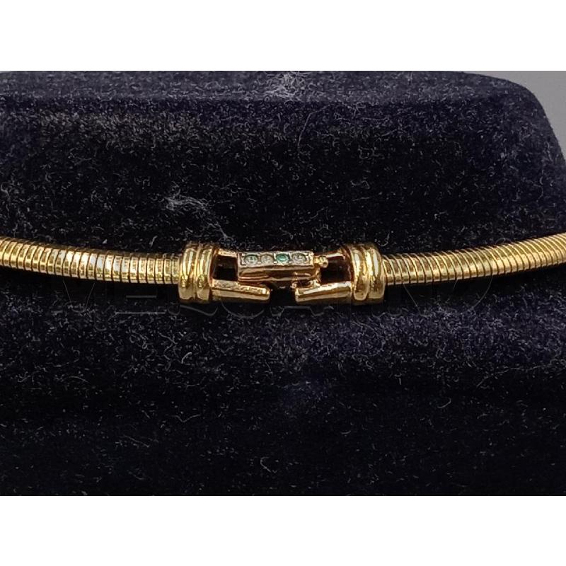 COLLANA SWAROSKY DORATO CON CRISTALLIDAVANTI | Mercatino dell'Usato Moncalieri bengasi 2