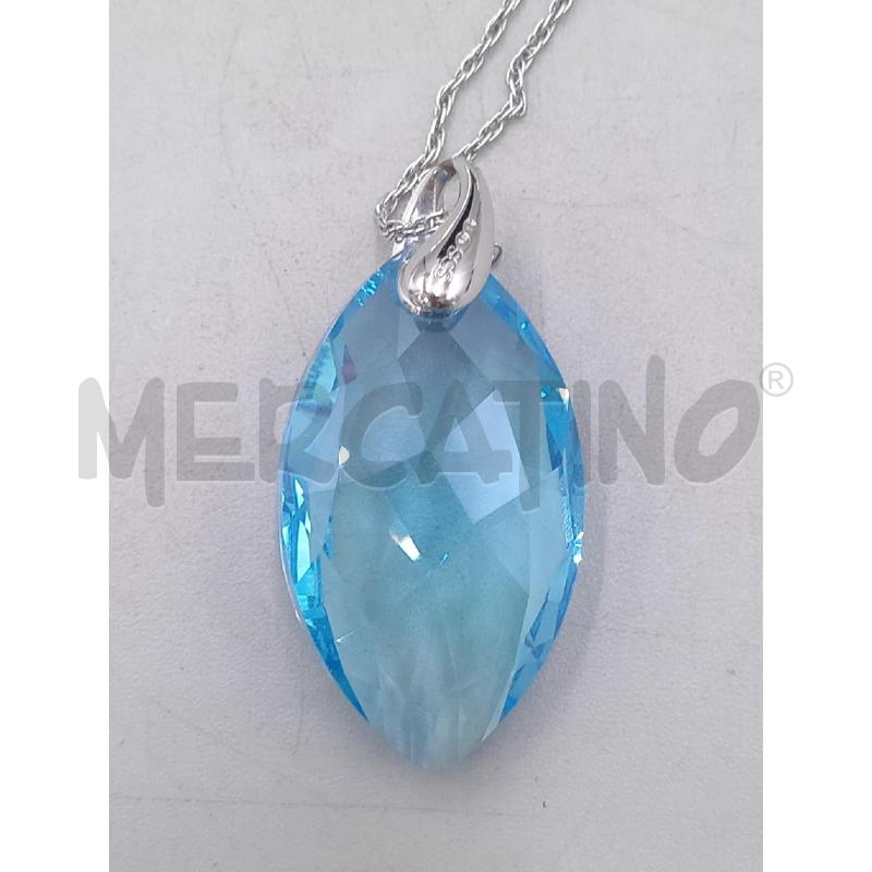 COLLANA SWAROSKY PIETRA BLU | Mercatino dell'Usato Moncalieri bengasi 4