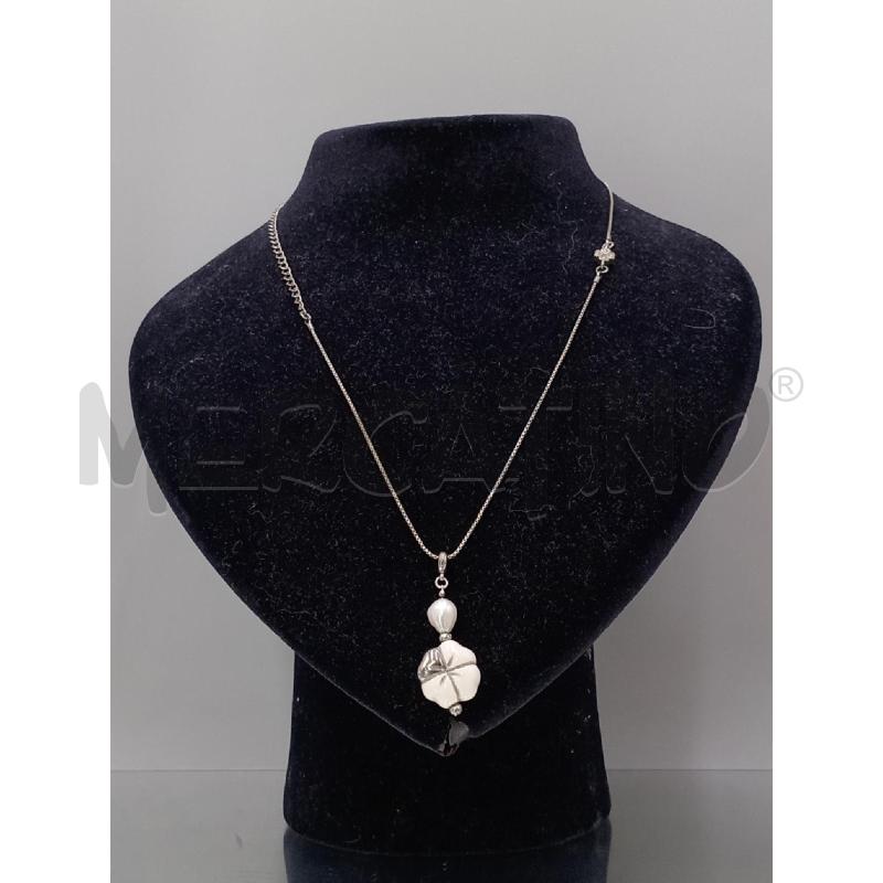 COLLANA THUN FIORELLINO BIANCO | Mercatino dell'Usato Moncalieri bengasi 1