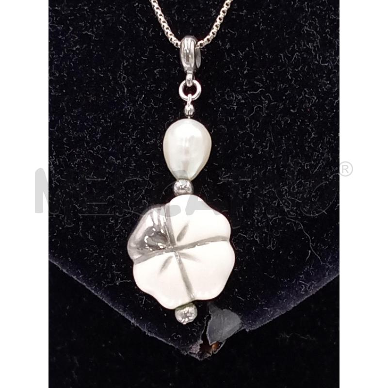 COLLANA THUN FIORELLINO BIANCO | Mercatino dell'Usato Moncalieri bengasi 5