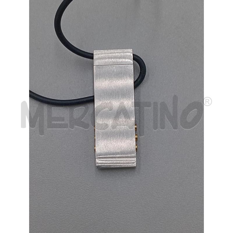 COLLANA UMO PLACCHETTA ACCIAIO CON BRILLANTINO | Mercatino dell'Usato Moncalieri bengasi 2