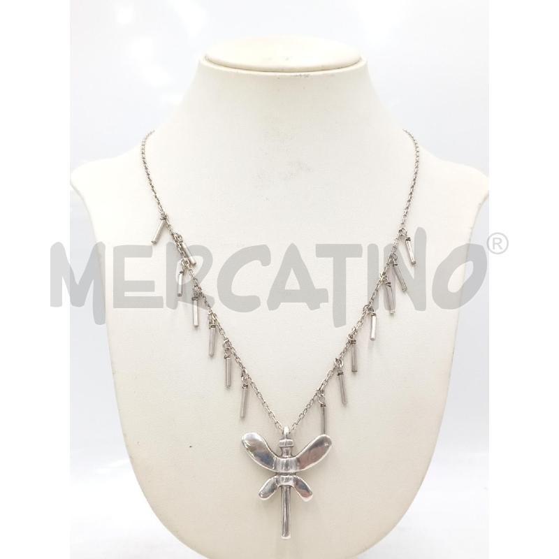 COLLANA UNO DE 50 FARFALLA PLACCATO ARGENTO | Mercatino dell'Usato Moncalieri bengasi 1