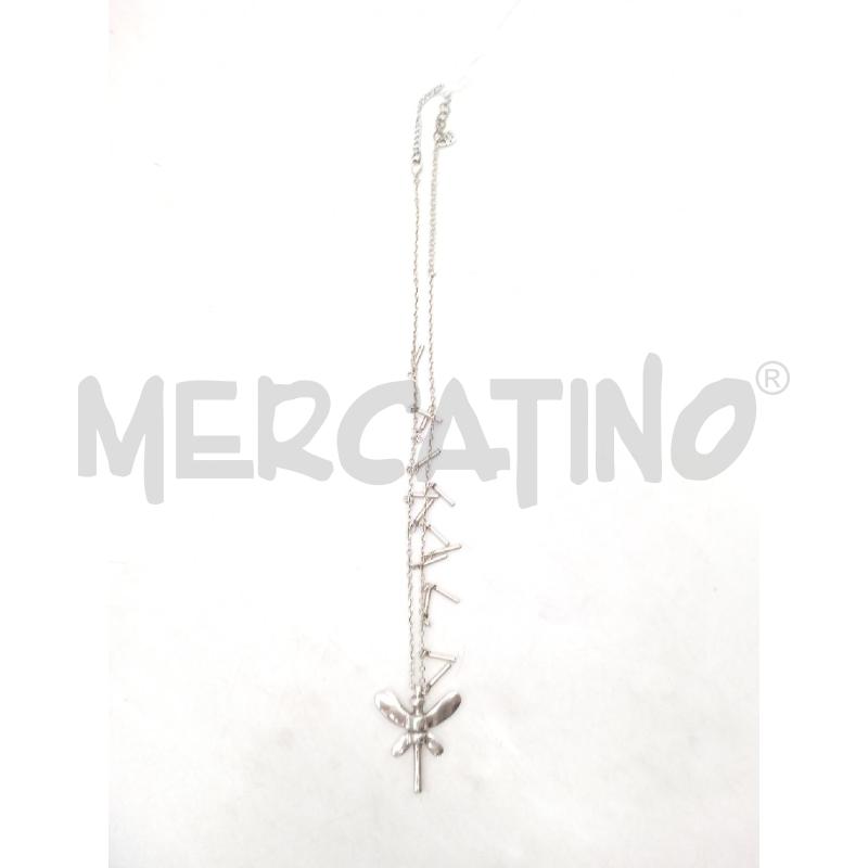 COLLANA UNO DE 50 FARFALLA PLACCATO ARGENTO | Mercatino dell'Usato Moncalieri bengasi 2
