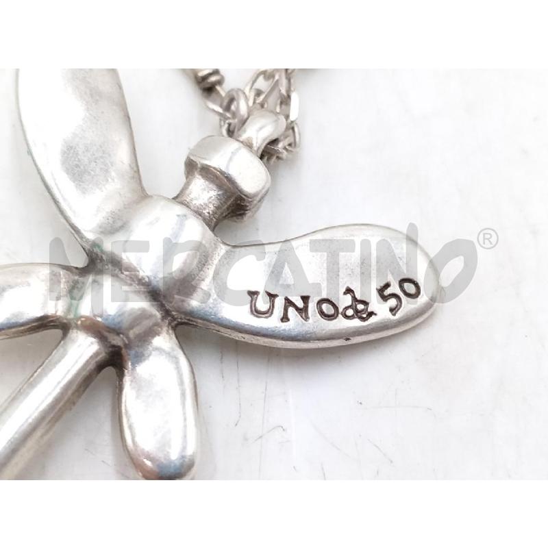 COLLANA UNO DE 50 FARFALLA PLACCATO ARGENTO | Mercatino dell'Usato Moncalieri bengasi 3