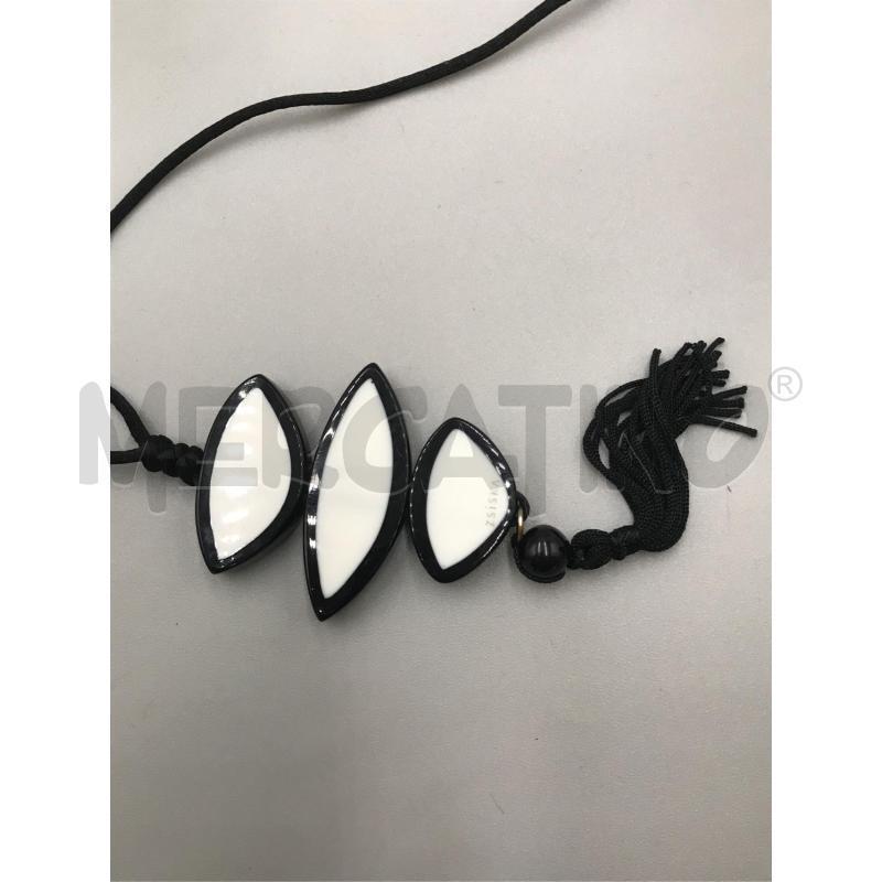 COLLANA ZSISKA BIANCO NERA | Mercatino dell'Usato Moncalieri bengasi 2