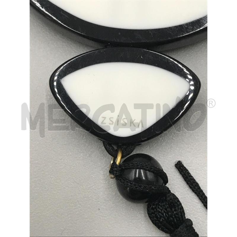 COLLANA ZSISKA BIANCO NERA | Mercatino dell'Usato Moncalieri bengasi 5