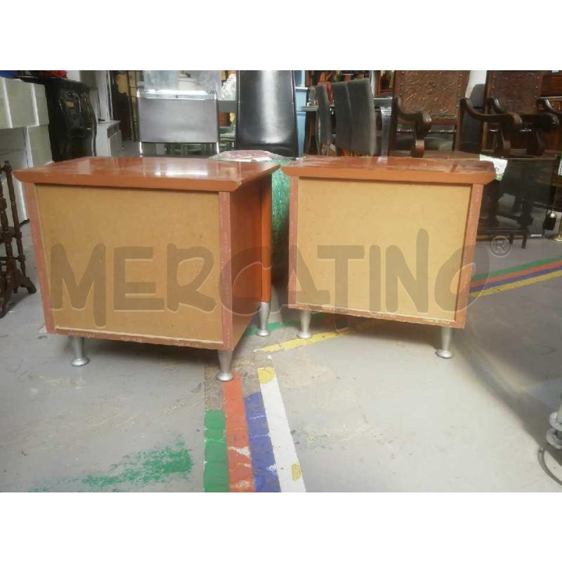 COMODINI COPPIA CILIEGIO 2 CASSETTI | Mercatino dell'Usato Moncalieri bengasi 4
