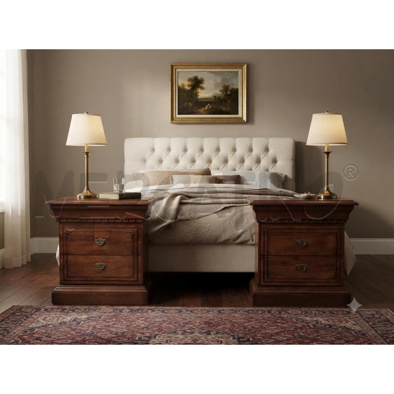 COMODINI STILE LEGNO 2 CASSETTI COPPIA  | Mercatino dell'Usato Moncalieri bengasi 1