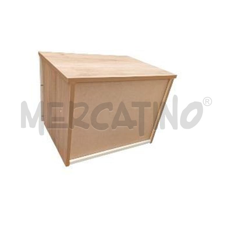 COMODINO DONATELLA 2 CASSETTI ROVERE ROVERE BIANCO NEVE | Mercatino dell'Usato Moncalieri bengasi 5