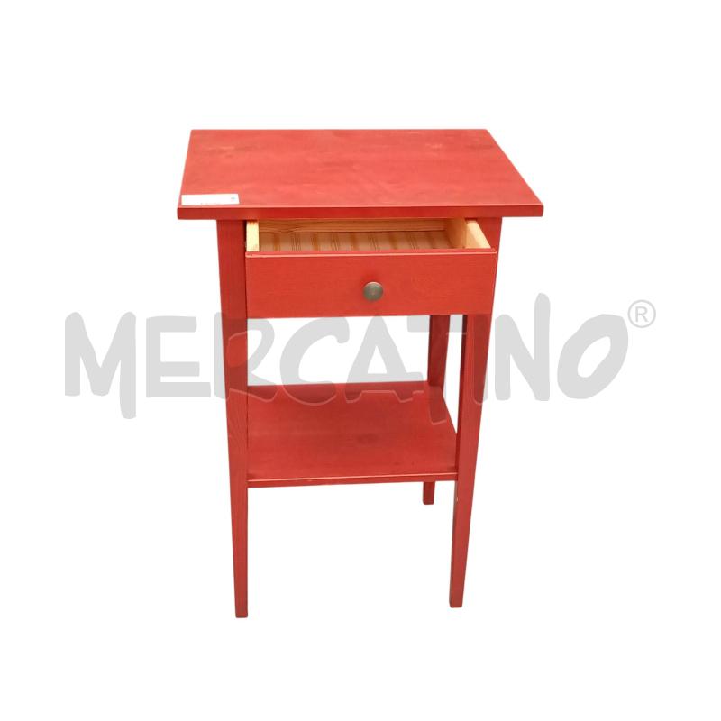 COMODINO HEMNES ROSSO C/ 1 CASSETTO | Mercatino dell'Usato Moncalieri bengasi 2