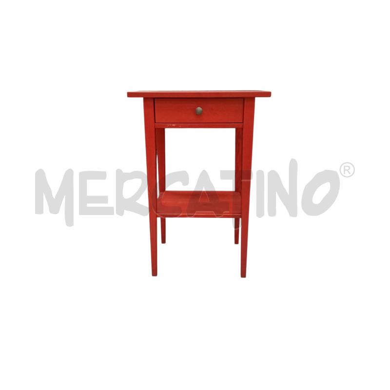 COMODINO HEMNES ROSSO C/ 1 CASSETTO | Mercatino dell'Usato Moncalieri bengasi 1