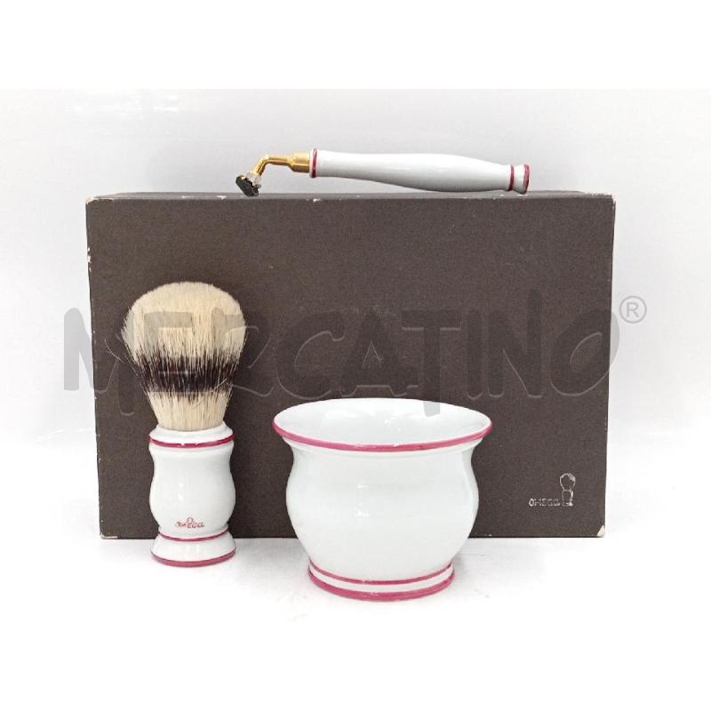 COMPLETO DA BARBA SETOLE E PORCELLANA OMEGA  | Mercatino dell'Usato Moncalieri bengasi 1