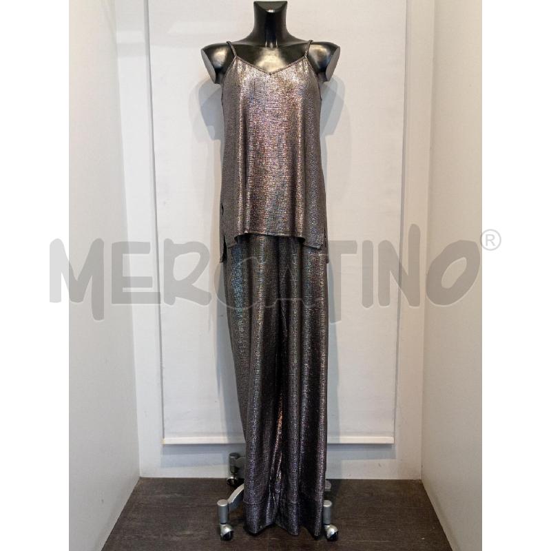 COMPLETO DONNA ALESSANDRA GALLO LUREX GRIGIO | Mercatino dell'Usato Moncalieri bengasi 1