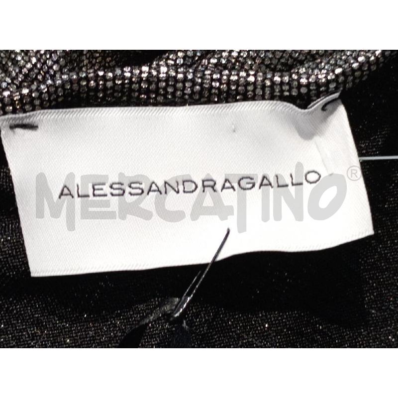 COMPLETO DONNA ALESSANDRA GALLO LUREX GRIGIO | Mercatino dell'Usato Moncalieri bengasi 5