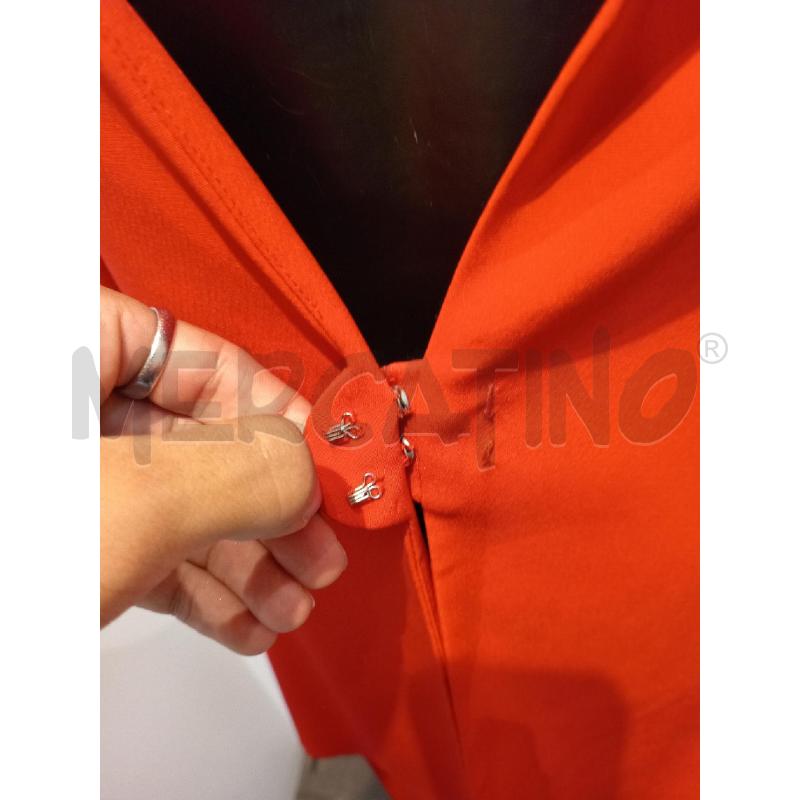 COMPLETO DONNA BAGATELLE ROSSO GIACCA LUNGA CON PANTALONE | Mercatino dell'Usato Moncalieri bengasi 4