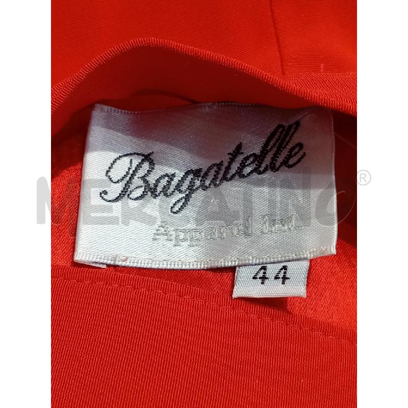 COMPLETO DONNA BAGATELLE ROSSO GIACCA LUNGA CON PANTALONE | Mercatino dell'Usato Moncalieri bengasi 5