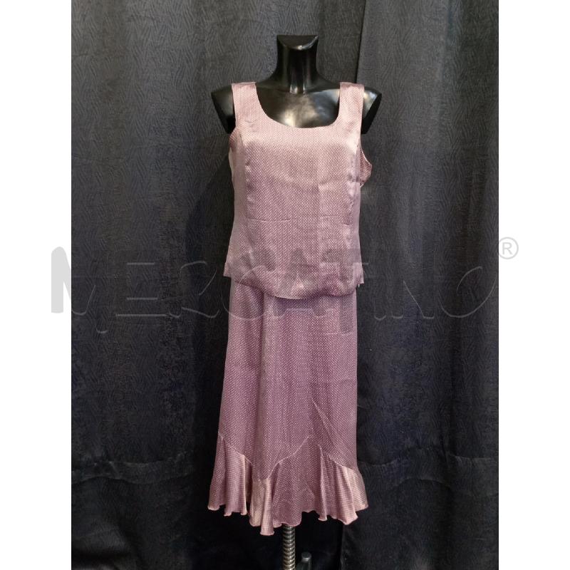 COMPLETO DONNA BUGIARDA ROSA POIS SETA | Mercatino dell'Usato Moncalieri bengasi 1