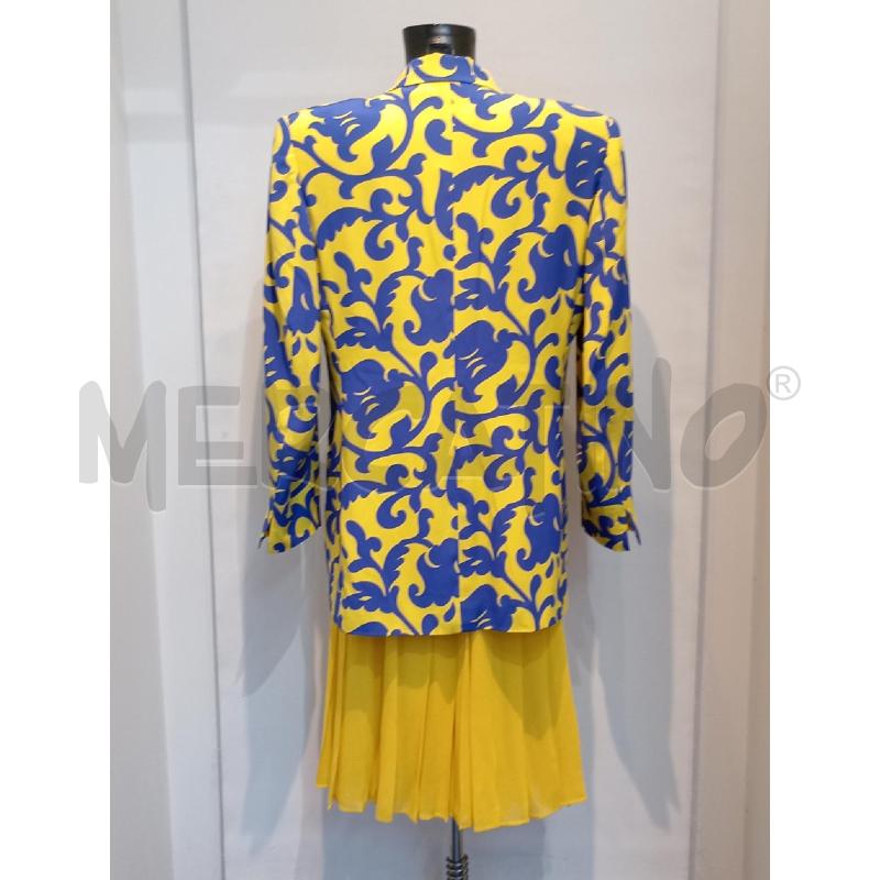 COMPLETO DONNA GENNY SETA GIALLO BLU | Mercatino dell'Usato Moncalieri bengasi 2