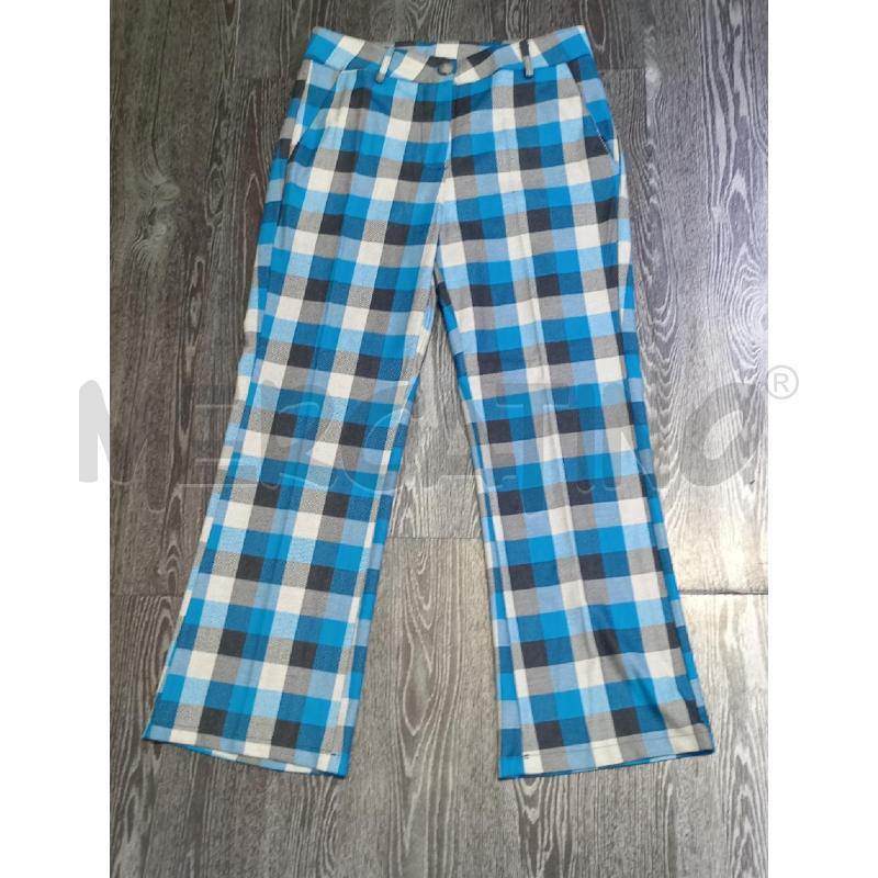 COMPLETO DONNA KIKISIX A QUADRI AZZURRO BLU E GRIGIO  | Mercatino dell'Usato Moncalieri bengasi 3