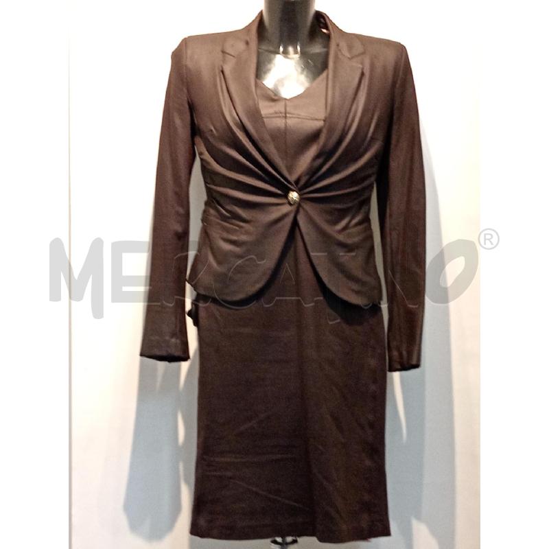 COMPLETO DONNA NENETTE MARRONE GIACCA VESTITO | Mercatino dell'Usato Moncalieri bengasi 1
