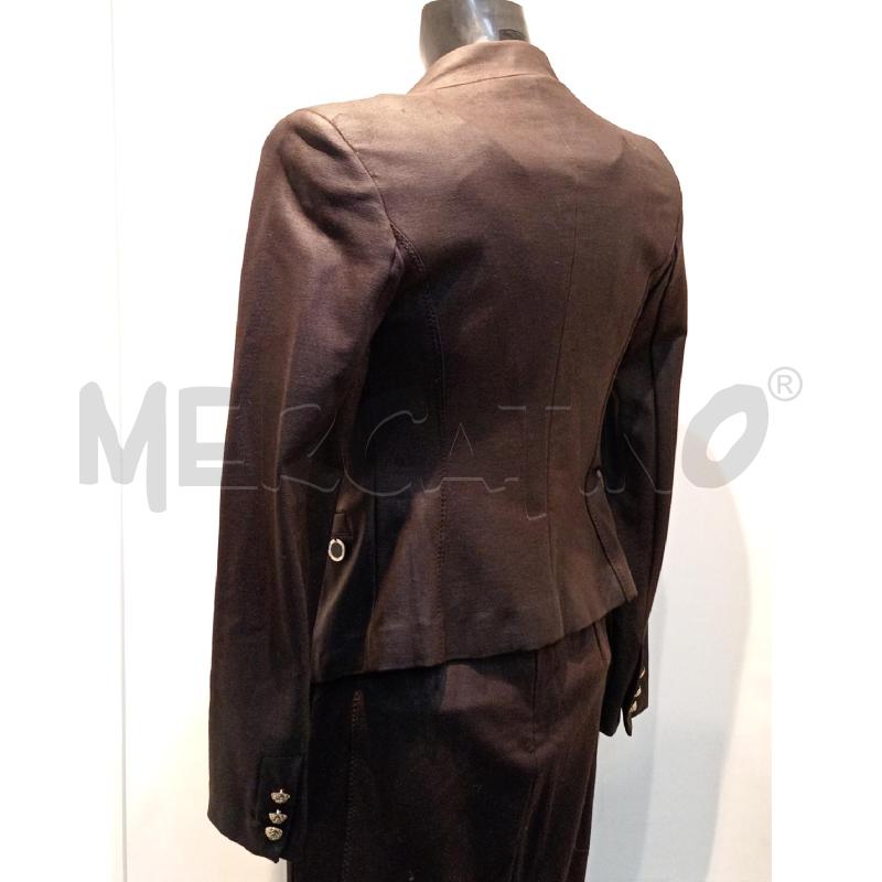 COMPLETO DONNA NENETTE MARRONE GIACCA VESTITO | Mercatino dell'Usato Moncalieri bengasi 3
