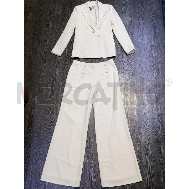 COMPLETO DONNA TEMPERLY LONDON BIANCO GIACCA DOPPIOPETTO | Mercatino dell'Usato Moncalieri bengasi 1