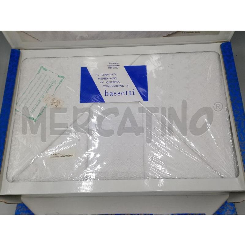 COMPLETO LETTO BASSETTI BIANCO | Mercatino dell'Usato Moncalieri bengasi 3