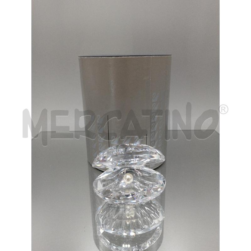 CONCHIGLIA CRISTALLO SWAROVSKI C/PERLA E SCATOLA  | Mercatino dell'Usato Moncalieri bengasi 1