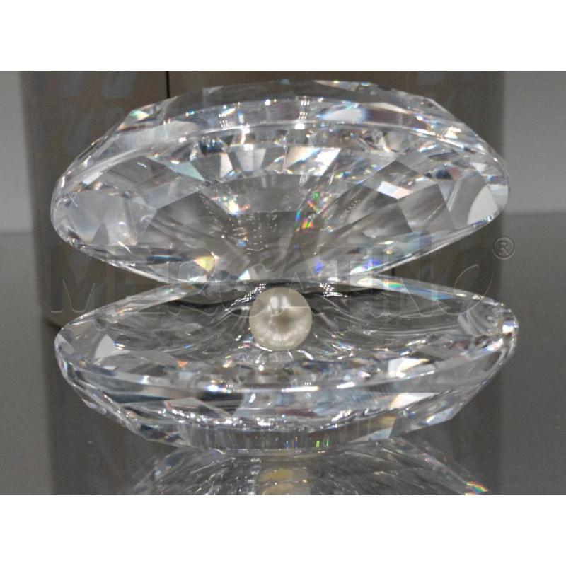 CONCHIGLIA CRISTALLO SWAROVSKI C/PERLA E SCATOLA  | Mercatino dell'Usato Moncalieri bengasi 5