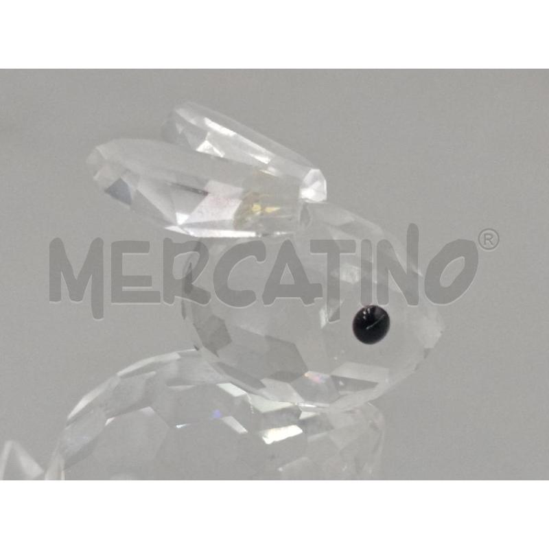 CONIGLIETTO CRISTALLO SWAROVSKI C/SCATOLA  | Mercatino dell'Usato Moncalieri bengasi 4