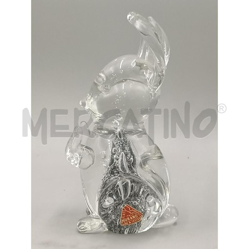 CONIGLIETTO VETRO MURANO H.19 CM | Mercatino dell'Usato Moncalieri bengasi 2