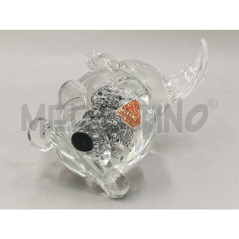 CONIGLIETTO VETRO MURANO H.19 CM | Mercatino dell'Usato Moncalieri bengasi 4